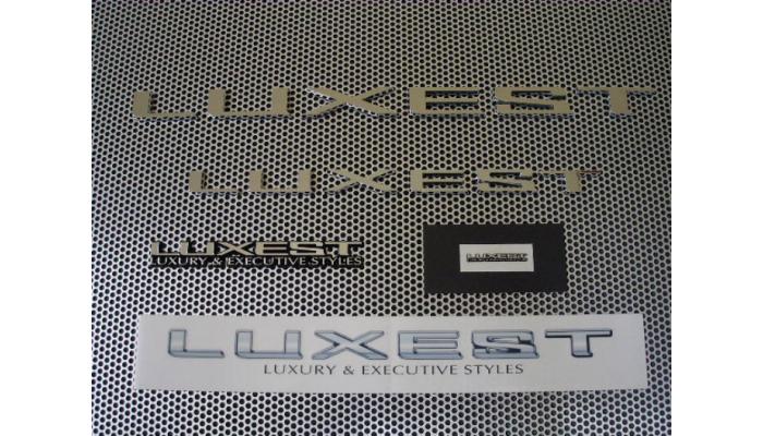 エンブレム:LUXEST ブランドエンブレム・ステッカー の拡大写真